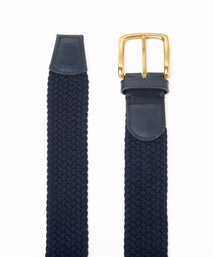 Navy Blue Stretch Woven Belt