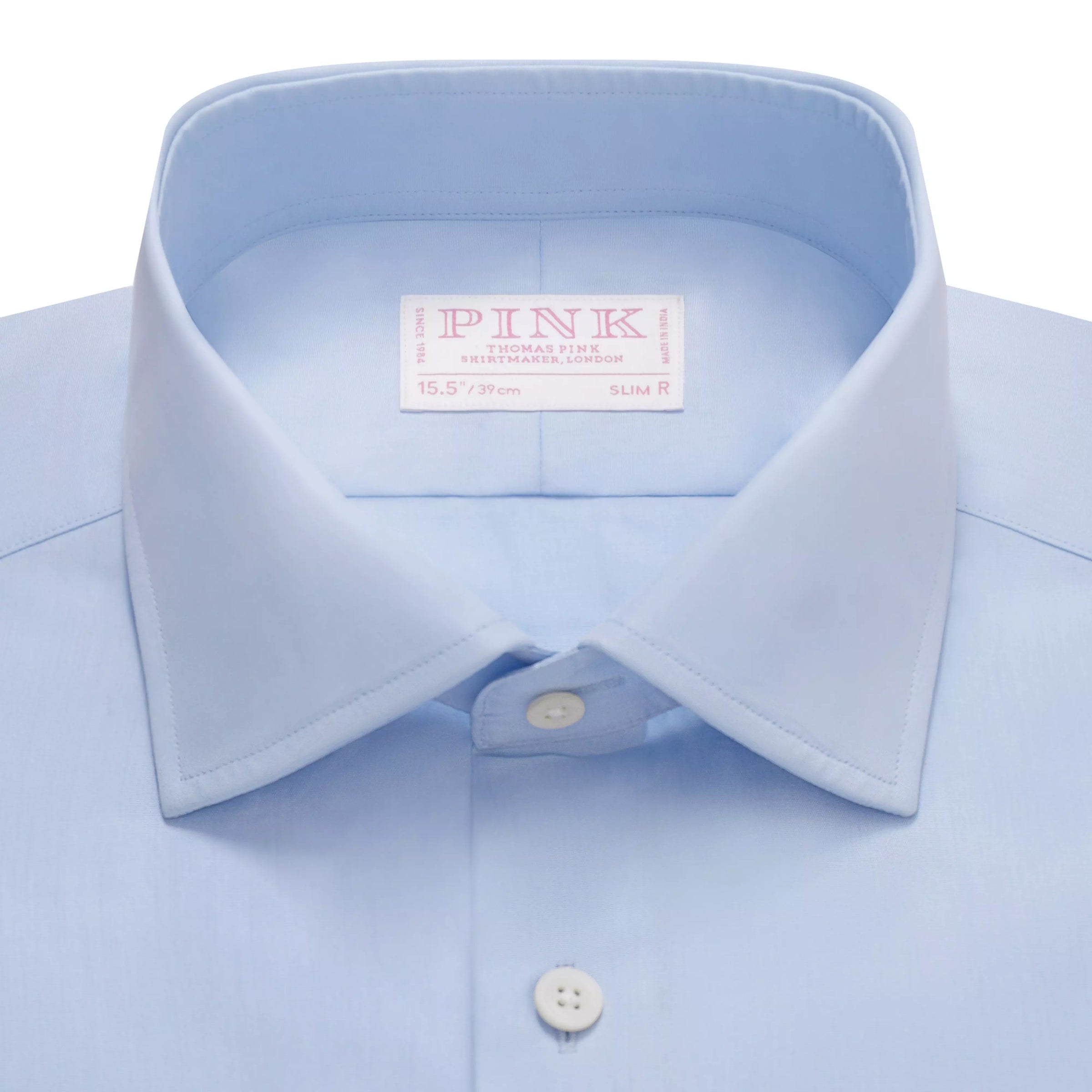 Pale Blue Slim Fit Ramses Poplin Formal Shirt