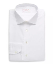 White Tailored Fit Royal Oxford Formal Shirt