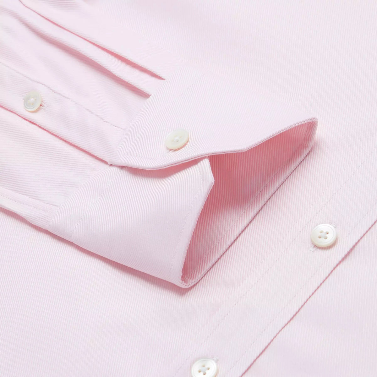 Pale Pink Tailored Fit Royal Twill Formal Shirt